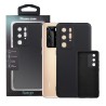 Husa Huawei telefon P 40 Pro, negru, tip back cover, material flexibil silicon + interior cu microfibra, "SPPC-HU-P-40P-SLK"