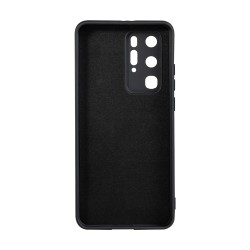 Husa Huawei telefon P 40 Pro, negru, tip back cover, material flexibil silicon + interior cu microfibra, "SPPC-HU-P-40P-SLK"