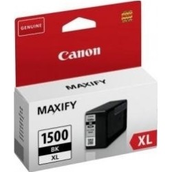 Cartus Cerneala Original Canon Black, PGI-1500XLB, pentru Maxify MB2050|MB2150|MB2350|MB2750, 1.2K, (timbru verde 0.15 lei), "BS