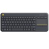 TASTATURA LOGITECH wireless, cu touchpad, black, "K400 Plus" 45500377 "920-007145" (timbru verde 0.8 lei)
