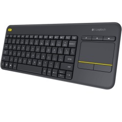 TASTATURA LOGITECH wireless, cu touchpad, black, "K400 Plus" 45500377 "920-007145" (timbru verde 0.8 lei)