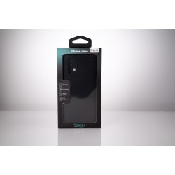 Husa Xiaomi Redmi Note 9 Spacer, negru, grosime 2mm, material flexibil silicon + interior cu microfibra "SPPC-XI-RM-N9-SLK"