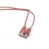 PATCH CORD UTP GEMBIRD Cat5e, cupru-aluminiu, 2 m, roz, AWG26, "PP12-2M/RO" (timbru verde 0.08 lei)