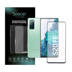 FOLIE STICLA  Spacer pentru Samsung Galaxy S20 FE (2021), grosime 0.3mm, acoperire totala ecran, strat special anti-ulei si anti
