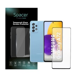 FOLIE STICLA  Spacer pentru Samsung Galaxy A72, grosime 0.3mm, acoperire totala ecran, strat special anti-ulei si anti-amprenta,
