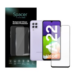 FOLIE STICLA  Spacer pentru Samsung Galaxy A22 4G, grosime 0.3mm, acoperire totala ecran, strat special anti-ulei si anti-ampren