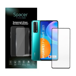 FOLIE STICLA  Spacer pentru Huawei P Smart(2021), grosime 0.3mm, acoperire totala ecran, strat special anti-ulei si anti-amprent