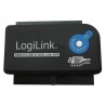 ADAPTOR USB LOGILINK, USB 3.0 (T) la IDE (M) ori S-ATA (M), adaptor USB la unitati 2.5"/3.5", functie OTB, negru, "AU0028A" (tim
