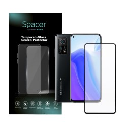 FOLIE STICLA  Spacer pentru Xiaomi Mi 10T 5G, grosime 0.3mm, acoperire totala ecran, strat special anti-ulei si anti-amprenta, T