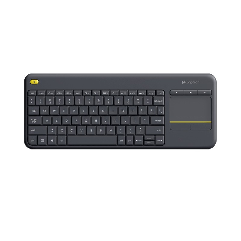 TASTATURA LOGITECH wireless, cu touchpad, black, "K400 Plus" 45500377 "920-007145" (timbru verde 0.8 lei)