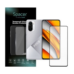 FOLIE STICLA  Spacer pentru Xiaomi Pocophone F3 5G, grosime 0.3mm, acoperire totala ecran, strat special anti-ulei si anti-ampre