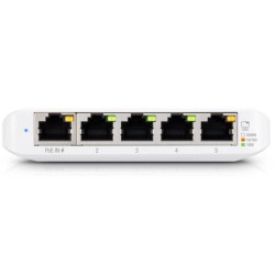SWITCH Ubiquiti, Gigabit x 5, managed, carcasa plastic, "USW-FLEX-MINI-EU" (timbru verde 2 lei)