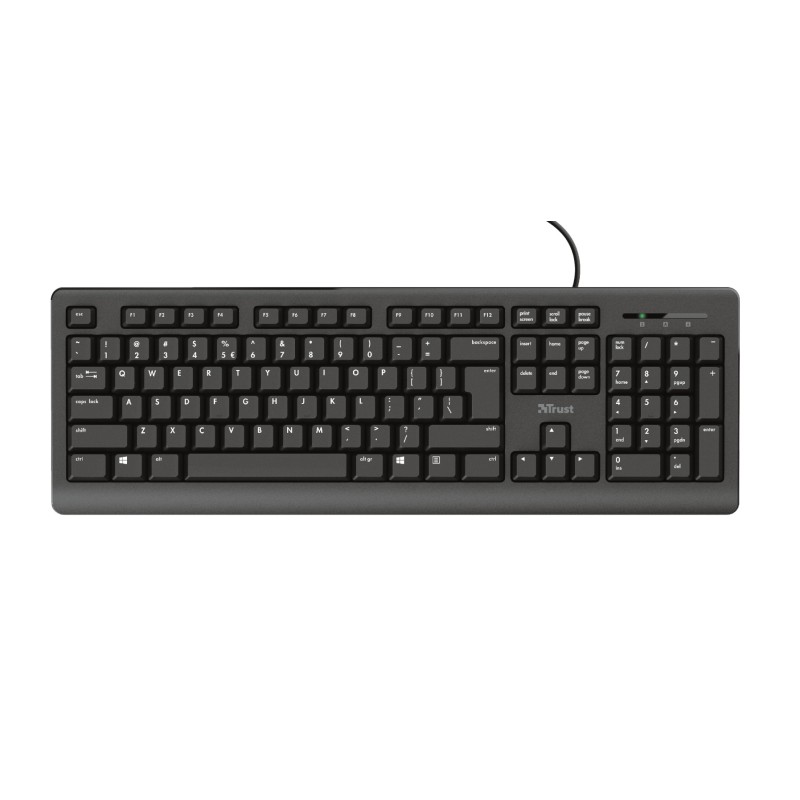 Trust Primo Full-size keyboard silent, "TR-23880" (timbru verde 0.8 lei)