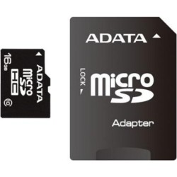 CARD MicroSD ADATA,  16 GB, MicroSDHC, clasa 10, standard UHS-I U1, "AUSDH16GUICL10-RA1" (timbru verde 0.03 lei)