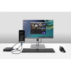 MOUSE Kensington - ergonomic, "Profit Ergo", PC sau NB, wireless, Bluetooth | 2.4GHz, optic, 1600 dpi, butoane/scroll 5/1, buton