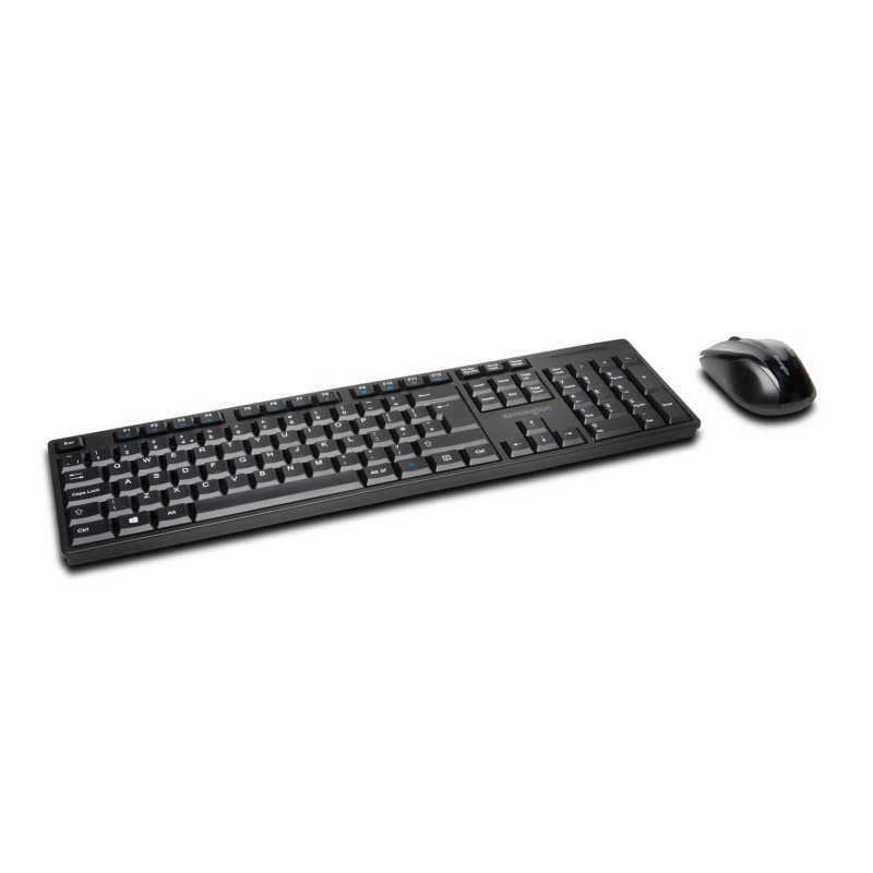 KIT wireless Kensington, "Profit Low-Profile", tastatura wireless 104 taste + mouse wireless 1200dpi, 3 butoane, rotita scroll, 