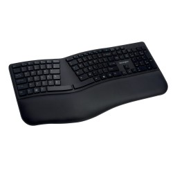 TASTATURA Kensington, "Profit Ergo", wireless, Bluetooth | 2.4GHz, 108 taste, palmrest, negru, "K75401UK" (timbru verde 0.8 lei)