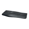 TASTATURA Kensington, "Profit Ergo", wireless, Bluetooth | 2.4GHz, 108 taste, palmrest, negru, "K75401UK" (timbru verde 0.8 lei)