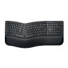 TASTATURA Kensington, "Profit Ergo", wireless, Bluetooth | 2.4GHz, 108 taste, palmrest, negru, "K75401UK" (timbru verde 0.8 lei)