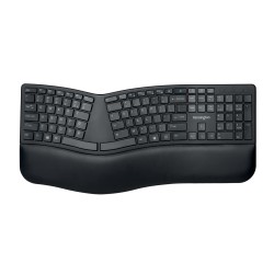 TASTATURA Kensington, "Profit Ergo", wireless, Bluetooth | 2.4GHz, 108 taste, palmrest, negru, "K75401UK" (timbru verde 0.8 lei)