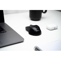 MOUSE  Spacer, PC sau NB, wireless, 2.4GHz, optic, 1600 dpi, butoane/scroll 4/1,buton ON/OFF, negru, "SPMO-W02" (timbru verde 0.
