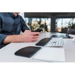 SUPORT ERGONOMIC KENSINGTON, "ErgoSoft", Suport pt. incheietura mainii, pentru tastatura slim, negru, "K52800WW"