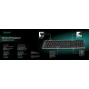 TASTATURA SPACER USB, 104 taste, anti-spill, black, "SPKB-S62"/45505855   (timbru verde 0.8 lei)