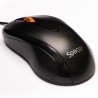 MOUSE  Spacer, PC sau NB, cu fir, USB, optic, 1200 dpi, butoane/scroll 3/1, , negru, "SPMO-F01" (timbru verde 0.18 lei)