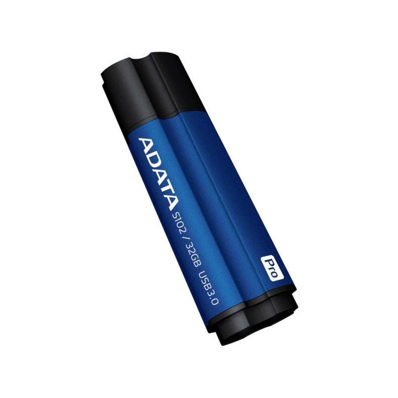 MEMORIE USB 3.2 ADATA 32 GB, cu capac, carcasa aluminiu, albastru, "AS102P-32G-RBL" (timbru verde 0.03 lei)