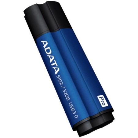 MEMORIE USB 3.2 ADATA 32 GB, cu capac, carcasa aluminiu, albastru, "AS102P-32G-RBL" (timbru verde 0.03 lei)