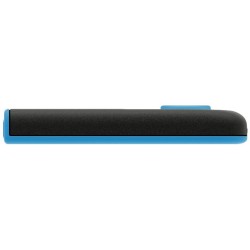 MEMORIE USB 3.2 ADATA 64 GB, retractabila, carcasa plastic, negru / albastru, "AUV128-64G-RBE" (timbru verde 0.03 lei)
