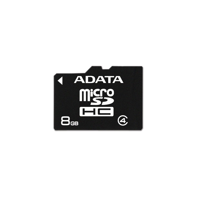 CARD MicroSD ADATA, 8 GB, MicroSDHC, clasa 4, standard UHS-I U1, "AUSDH8GCL4-R" (timbru verde 0.03 lei)