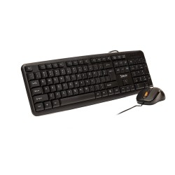 KIT wired SPACER USB, tastatura "SPKB-S62" + mouse optic "SPMO-F01", black, "SPDS-S6201" 45505412   (timbru verde 0.8 lei)