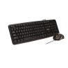 KIT wired SPACER USB, tastatura "SPKB-S62" + mouse optic "SPMO-F01", black, "SPDS-S6201" 45505412   (timbru verde 0.8 lei)