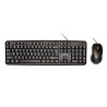 KIT wired SPACER USB, tastatura "SPKB-S62" + mouse optic "SPMO-F01", black, "SPDS-S6201" 45505412   (timbru verde 0.8 lei)