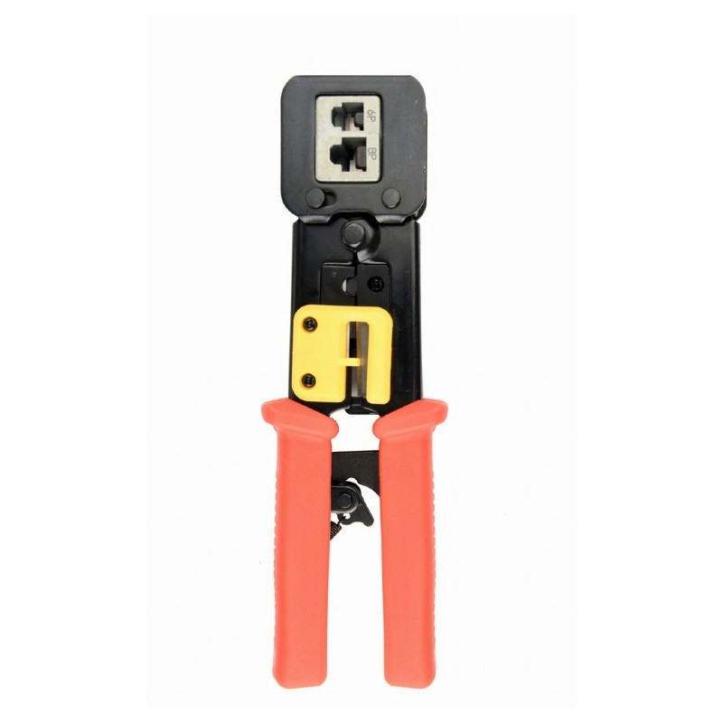 CLESTE sertizare mufe, GEMBIRD, functii: sertizare mufe, taiere cablu, compatibil pass-through conectori, "T-WC-05"
