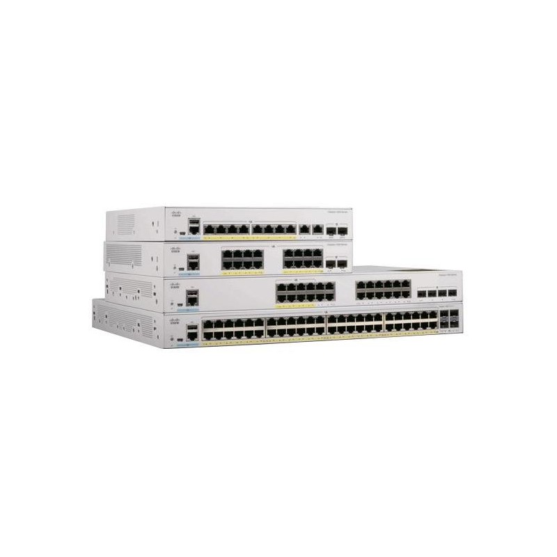 SWITCH CISCO, Gigabit x 16, SFP x 2, managed, "C1000-16T-2G-L" (timbru verde 2 lei)
