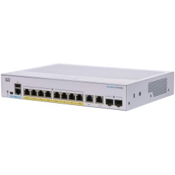 SWITCH. PoE CISCO, "CBS250 Smart"port Gigabit x 8, SFP SFP x 2, managed, rackabil, carcasa metalica, "CBS250-8PP-E-2G-EU" (inclu