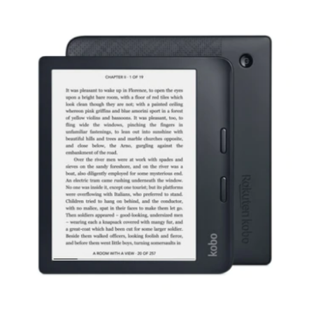 Kobo N418-KU-BK-K-EP Libra 2 e-Book Reader E Ink Carta 1200 touchscreen 7 inch 1680 xxxx 1264 Black, "N418-KU-BK-K-EP" (timbru v