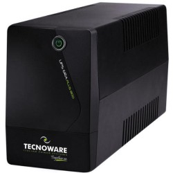 UPS Tecnoware "ERA PLUS", Line int., Tower, 560 W, AVR, Schuko x 2, LED, back-up 11 - 20 min. "FGCERAPL802SCH" (timbru verde 11 