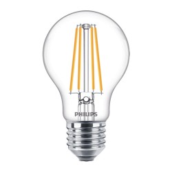 SET 3 becuri LED Philips, soclu E27, putere 8.5W, forma clasic, lumina alb calda, alimentare 220 - 240 V, "000008718699696955" (