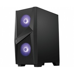 CARCASA MSI Middle Tower, ATX, "MAG FORGE 100M", fara sursa, sticla securizata, fan x 3, USB 3.2 gen 1 x 2, Jack 3.5 mm x 2, mes
