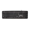 TASTATURA SPACER USB, 104 taste, anti-spill, black, "SPKB-S62"/45505855   (timbru verde 0.8 lei)