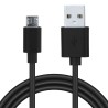 CABLU alimentare si date SPACER, pt. smartphone, USB 2.0 (T) la Micro-USB 2.0 (T), PVC, bulk, 1.8m, negru "SPDC-MICRO-PVC-BK-1.8