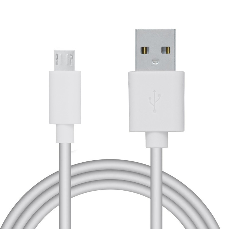 CABLU alimentare si date SPACER, pt. smartphone, USB 2.0 (T) la Micro-USB 2.0 (T), PVC, Retail pack, 1m, White,&nbsp; "SPDC-MICR