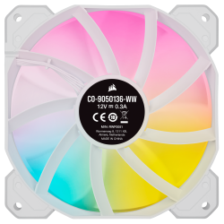 VENTILATOR Corsair, pt carcasa PC, 120 mm, 1500 rpm, LED RGB, 1 ventilator, "CO-9050136-WW"