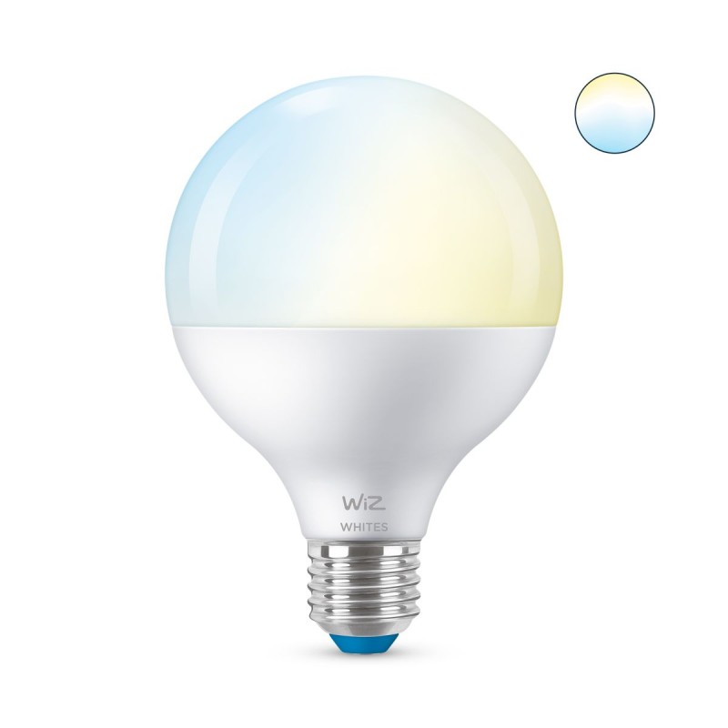 BEC smart LED Philips, soclu E27, putere 11W, forma sferic, lumina toate nuantele de alb, alimentare 220 - 240 V, "0000087186997