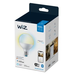 BEC smart LED Philips, soclu E27, putere 11W, forma sferic, lumina toate nuantele de alb, alimentare 220 - 240 V, "0000087186997