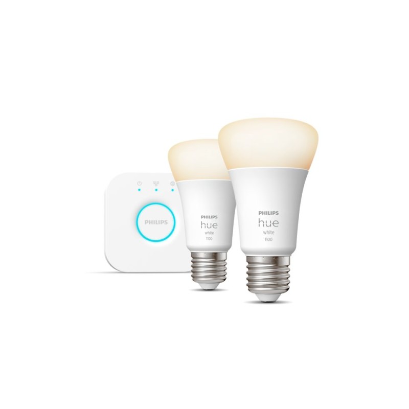 SET 2 becuri smart LED Philips, soclu E27, putere 10W, forma clasic, lumina alb, alimentare 220 - 240 V, "000008719514289116" (t