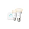 SET 2 becuri smart LED Philips, soclu E27, putere 10W, forma clasic, lumina alb, alimentare 220 - 240 V, "000008719514289116" (t